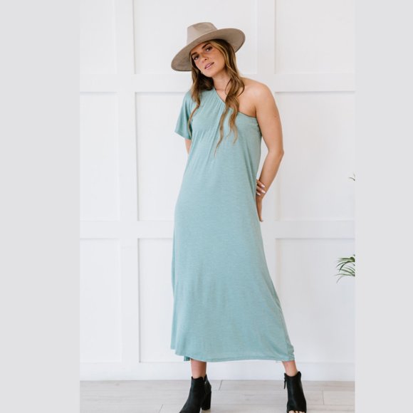 Last One New Dash of Sass One-Shoulder Dress - Picture 5 of 5